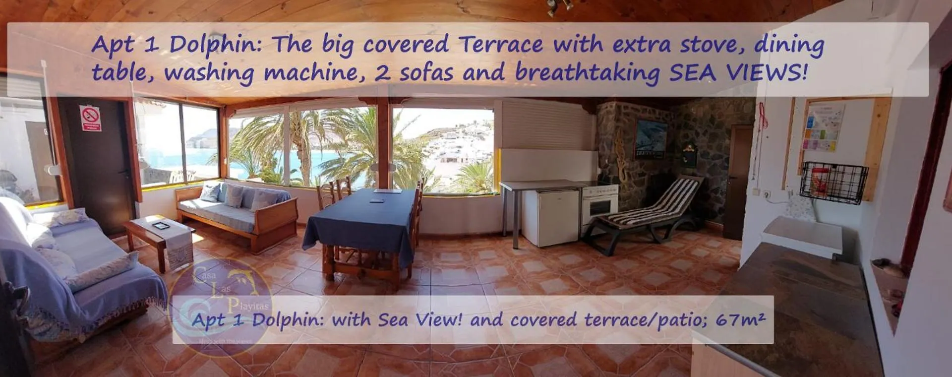 Apartment Casa Las Playitas -Clp- Best Sea View - In 1 Minute Ocean Las Playas